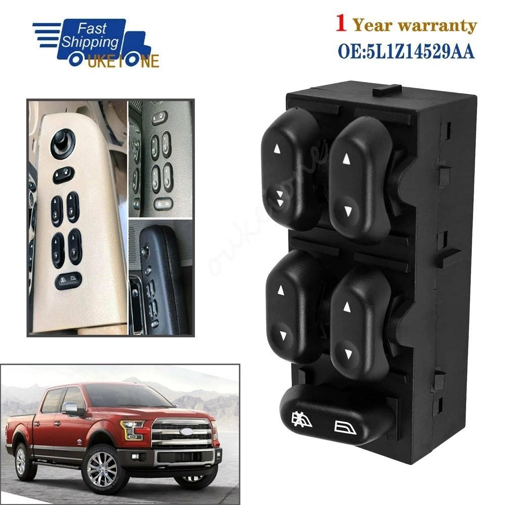 สวิตช์ควบคุมหน้าต่างไฟฟ้าสําหรับ Ford F150 Lobo Crown Victoria Lincoln Mercury Grand Marquis 2004-20