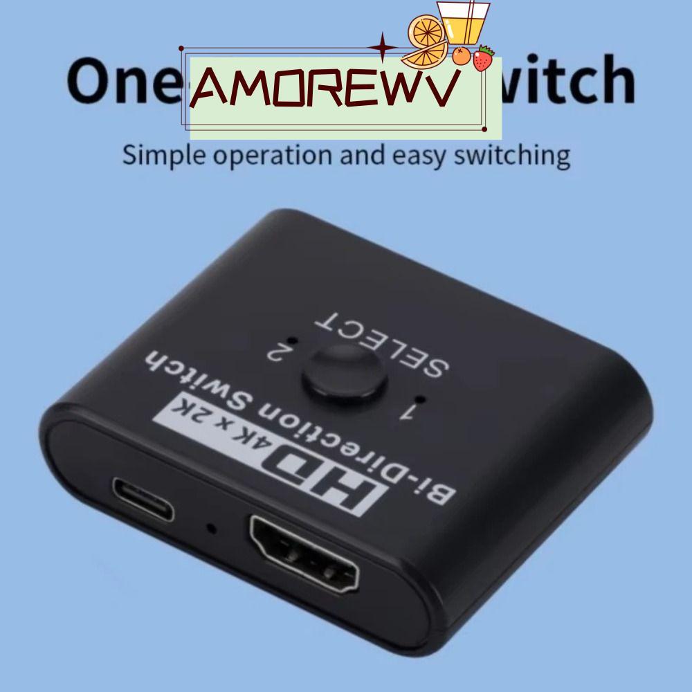 AMOR12WV HDMI Splitter, Bidirectional 8k @ 60hz HDMI Switch, Professional Plug and Play 4K @ 60hz HD
