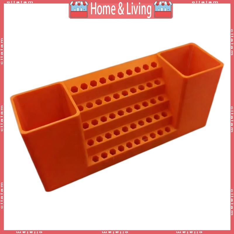 CI 50 Slot Bit Organizer สําหรับ Impact และไขควง Bits Hex Key Holder 1 4 ไขควง Bits Holder กล่องเก็บ