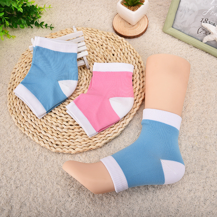 Nylon SPA Gel Anti-Cracking Heel Socks ส้นเท้าถุงเท้าตัวอ่อนที่มองไม่เห็น 9.10