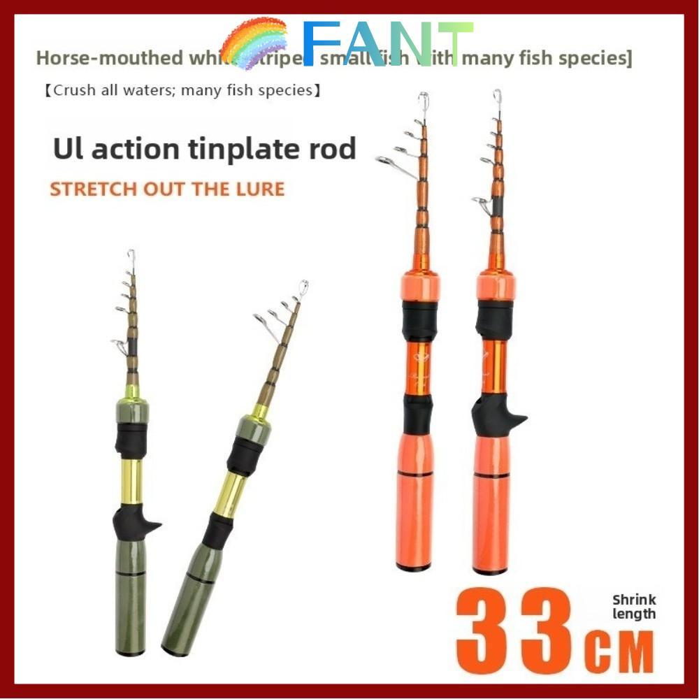 FANT UL คันเบ็ด, Compact Contraction Ultra-Fast Action Bass Fishing Rod, Precision Engineering Anti-
