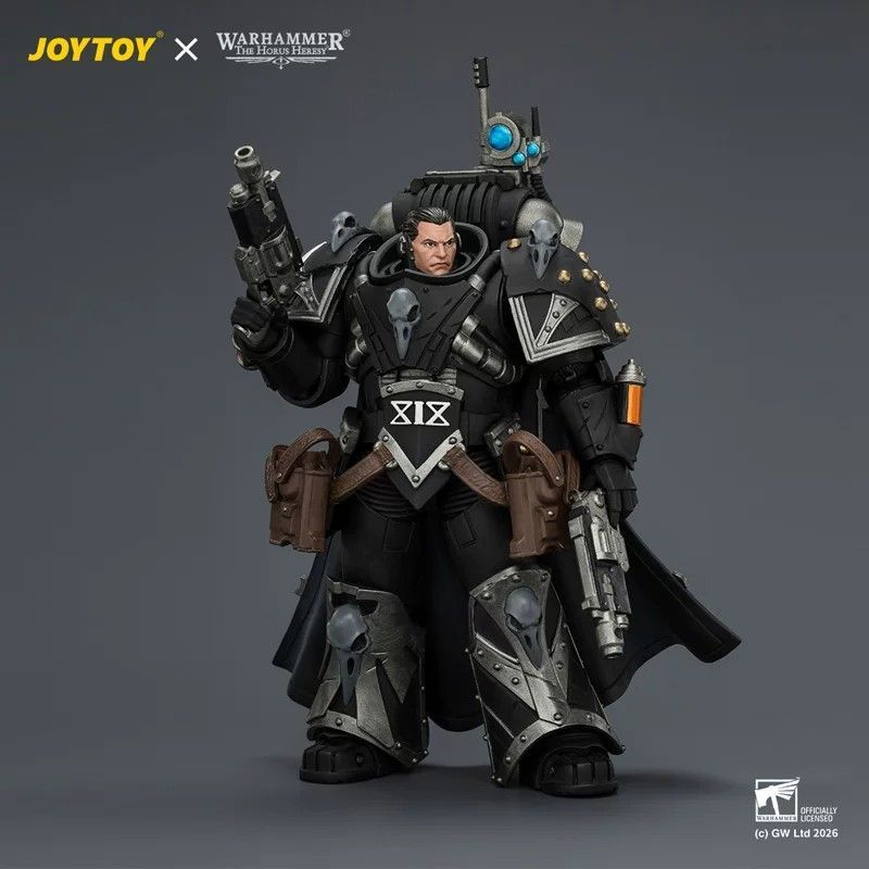 JOYTOY Dark Source Warhammer Horus Chaos Raven Guard Kades Nex 1: 18 ทหารเคลื่อนย้ายได้