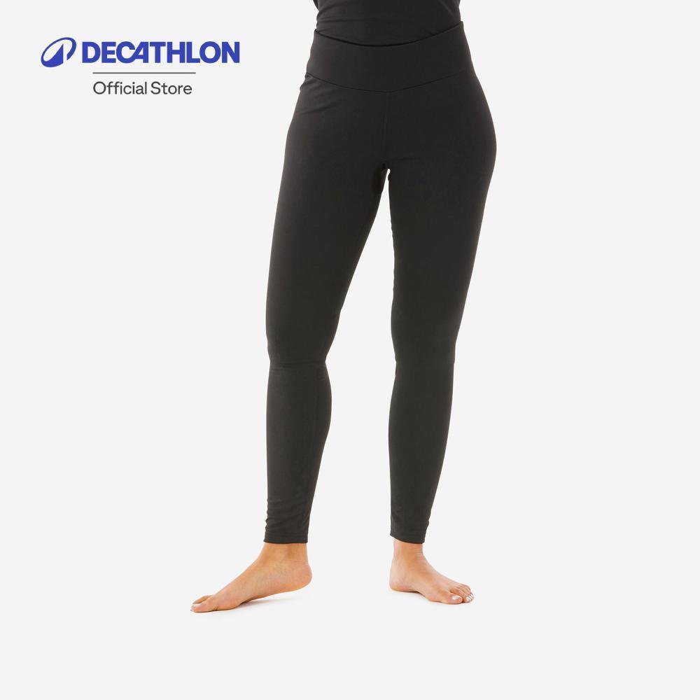 Decathlon Women'S Thermal Ski Tights Bl 500 กางเกงรัดรูปกันหนาวใส่เล่นสกีสำหรับผู้หญิงรุ่น Bl 500 - Black