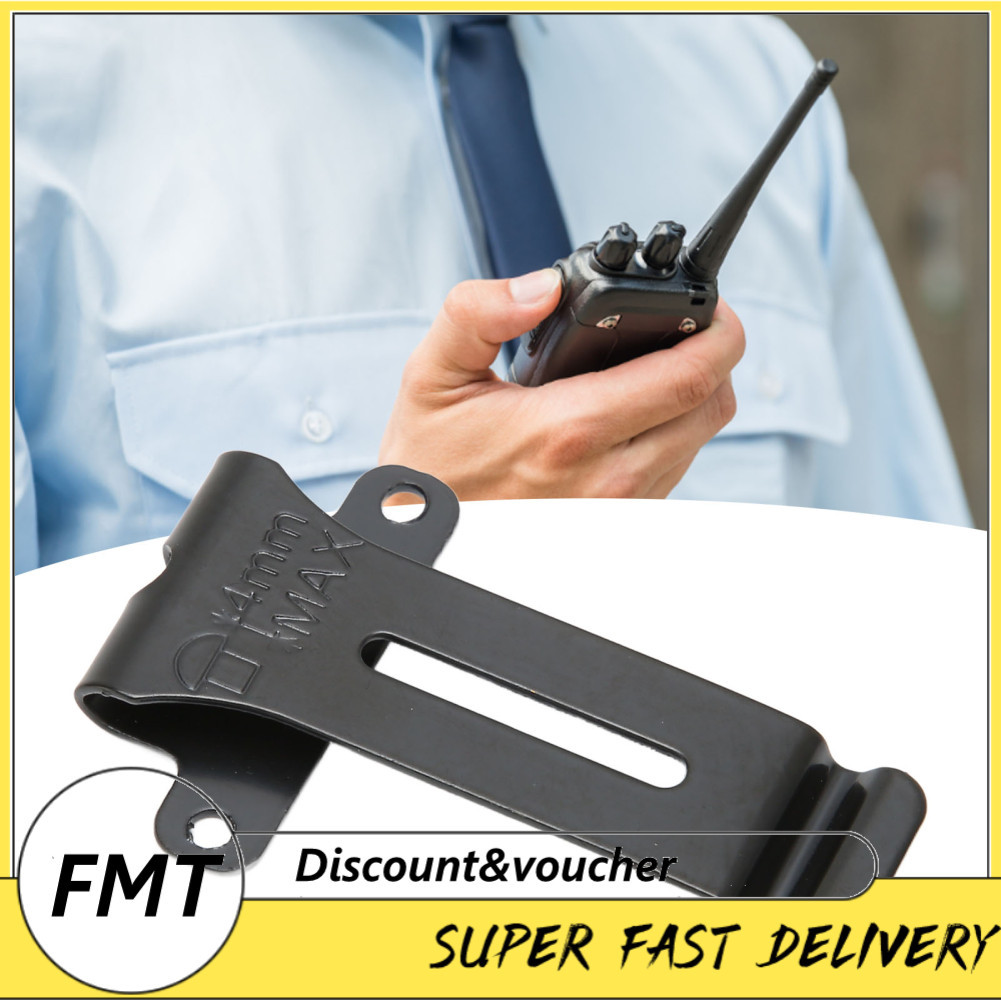 Freemarket Freemarket วิทยุเข็มขัดคลิปสำหรับ TK 208 308 22AT BF 888S 666s เปลี่ยนแบบพกพา Walkie Talk