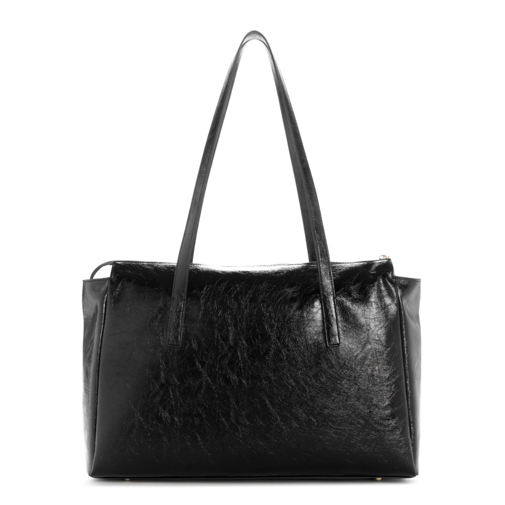 GUESS حقيبة توت JUSTINE — أسود — صورة 3