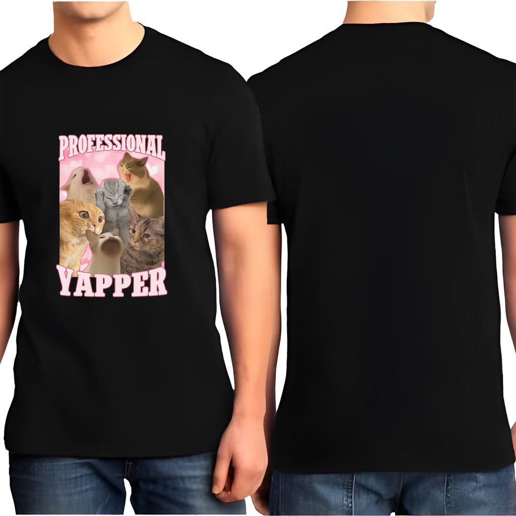 PAYCOD - PROFFESIONAL YAPPER CAT MEME เสื้อยืด | DTF Design for Men & Women Tc Combed 30s & Cotton C