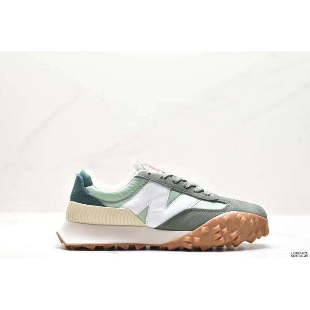 100% GΕNUINENB XC-72 UXC72OU1 สีเขียวสีขาวสําหรับผู้ชายและผู้หญิงรองเท้าวิ่งกีฬารองเท้า