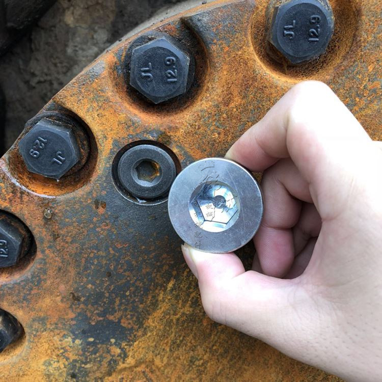 รถขุด Xu Gong XE60135 150 215 265 305 335CA/D ปลั๊กสกรูฝาครอบมอเตอร์เดิน