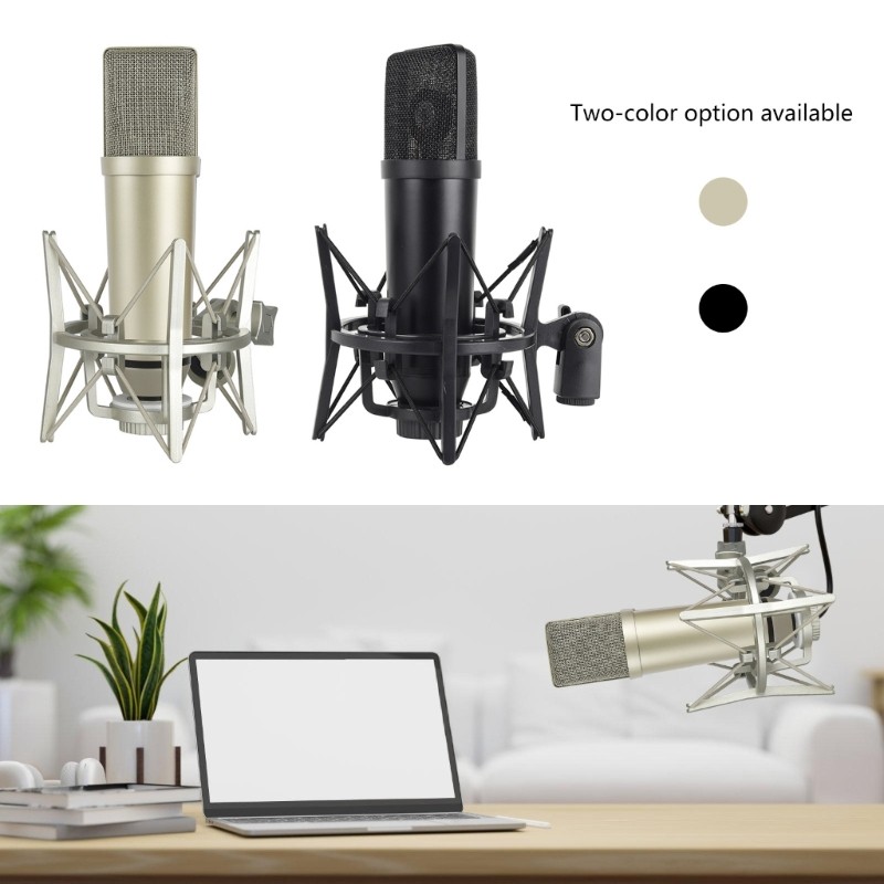 QUIM ไมโครโฟนคอนเดนเซอร์สําหรับสตรีมมิ่งสด Clear Voice Pickup XLR การออกแบบที่เข้ากันได้