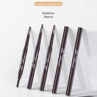 ดินสอเขียนคิ้วสองหัว กันน้ำ สี ชัดเจน 2in1 แปรงเขียนคิ้ว