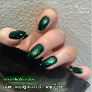 XEIJAYI 15ml เจลทาเล็บ New Emerald Cat Eye ขนาด เหมาะสำหรับร้านทำเล็บและงาน DIY ที่บ้าน