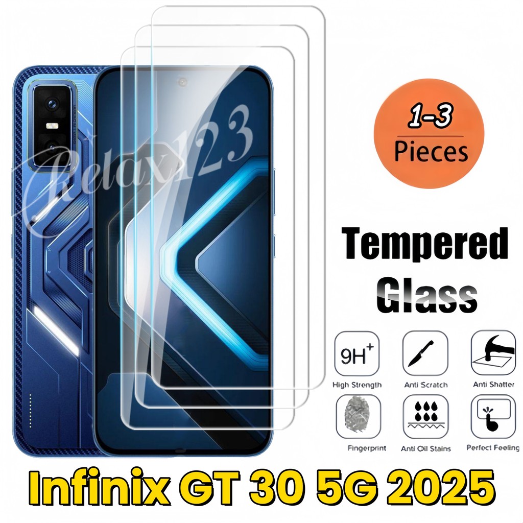 สําหรับ infinix GT 30 5G 2025 3PCS กระจกนิรภัยสําหรับ Infinix GT 30 Pro GT30 GT30Pro InfinixGT30 inf