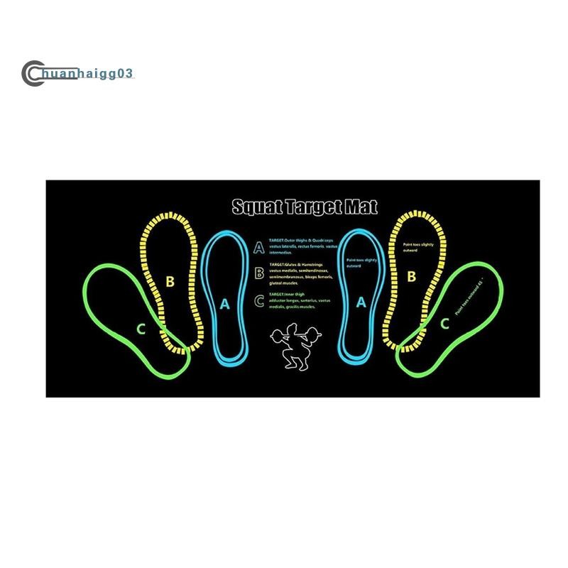 (chuanhaigg03)Squat Guide Mat Squat Step Positions Knee Mat Msquat Mat