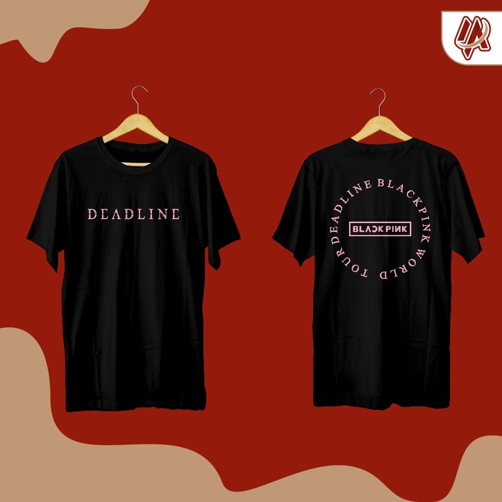 [พรีเมี่ยม] เสื้อยืด BLACKPINK - DEADLINE WORLD TOURING 2025 VER. 4