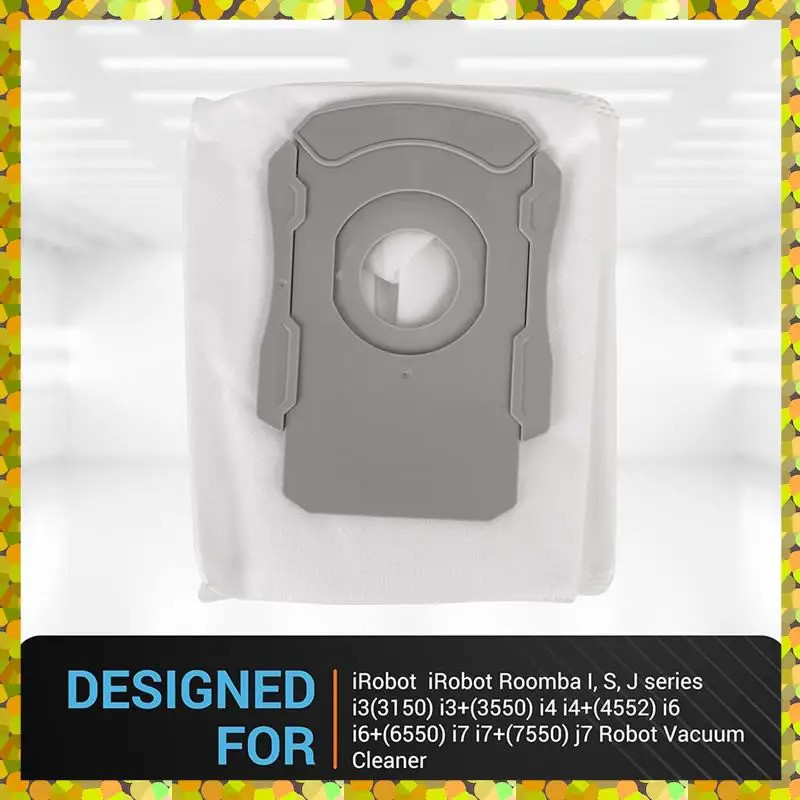 6 แพ็คอะไหล่ถุงสูญญากาศสําหรับ Irobot Roomba I & S & J Series J6+ J7 J8+ I7 I7+ (7550) I4+ I5+ I6+ I