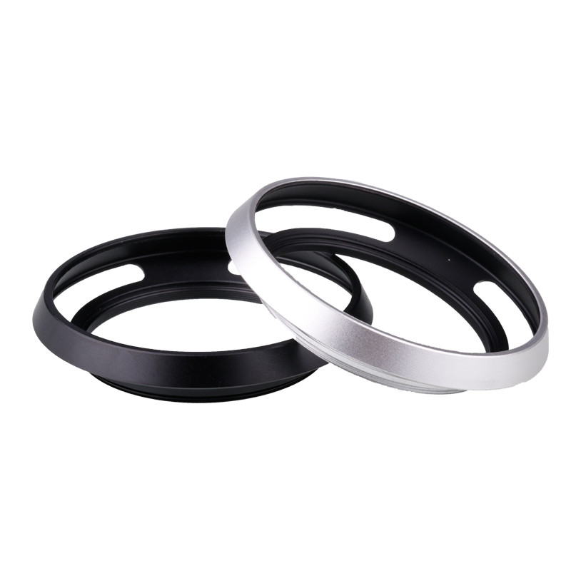 Camera Lens Hood Ultrathin Metal Vented 37mm 40.5mm 43mm 46mm 49mm 52mm Screw-in Protector Lens
