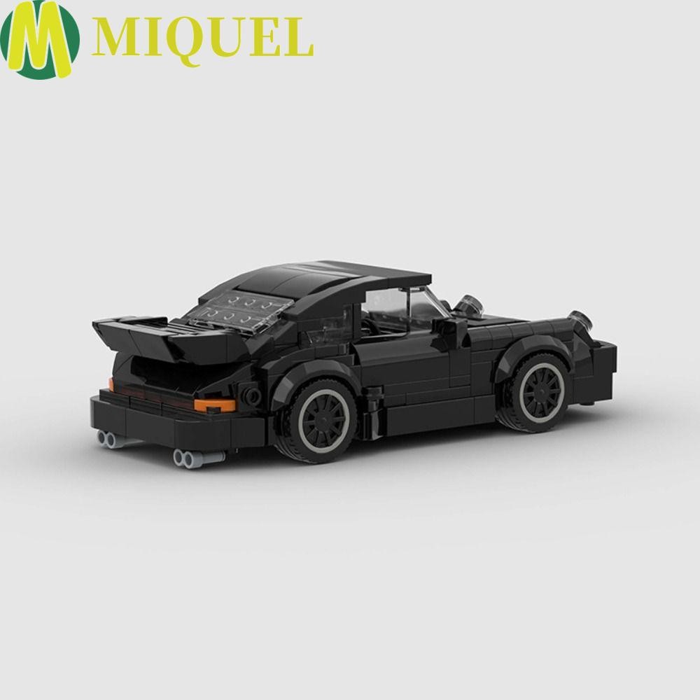 MIQUEL Racing Cars Building Blocks, MOC-Black Bird Turbo 911 Sports Racer Bricks Toys, Vehicle Wide-