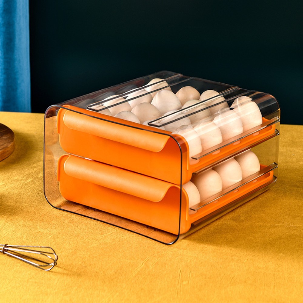 Hgy Egg Storage Box Drawer Egg Storage Box Orange Shop Swoan139 th ✨kuike122.th✨