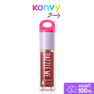 Dazzle Me Over Glow PH Lip Oil 3.8g #P68 แดซเซิล มี ลิปออยล์แบบมีกลิตเตอร์.