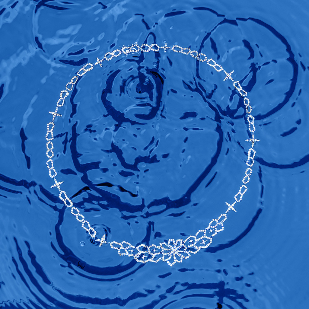 APM โมนาโกสไตล์ใหม่สร้อยคอดาวกลวงโซ่กระดูกไหปลาร้าหญิงการออกแบบโอ้อวดงานเลี้ยงอาหารค่ําสร้อยคอเงินเค