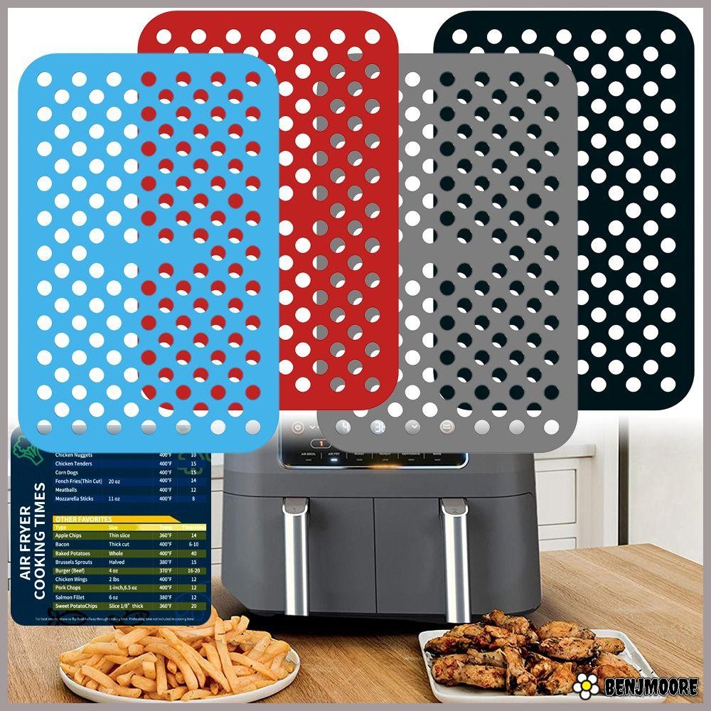 BENJMOORE Air Fryer Mat อุปกรณ์เสริม Nonstick Soft สําหรับ Ninja DZ201 Foodi สําหรับ Ninja Foodi DZ2