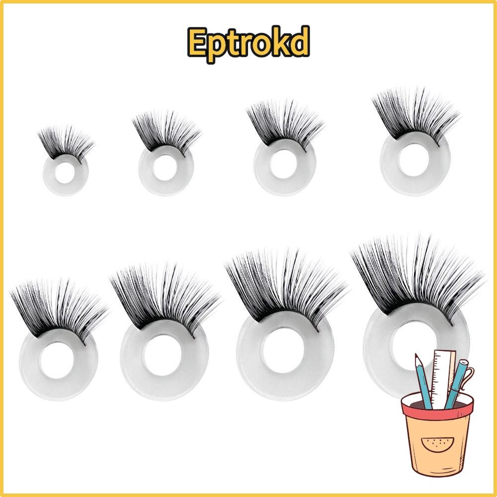 EPTRO ตุ๊กตาขนตา, 1 คู่ DIY ขนตาปลอม, สีดําทําด้วยมือซ่อมตุ๊กตาแกล้งทําเป็นเล่นของเล่นสําหรับ Blythe