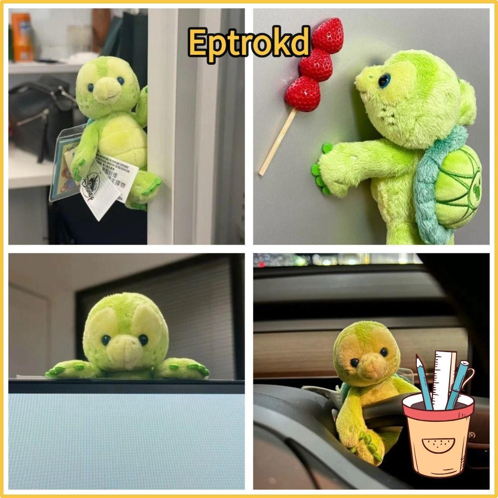 EPTRO ตุ๊กตาตุ๊กตา,หมี Duffy และเพื่อนตุ๊กตาสัตว์ยัดไส้นุ่ม, Kawaii เต่า Olu Mel เต่าทะเลของเล่นตุ๊ก