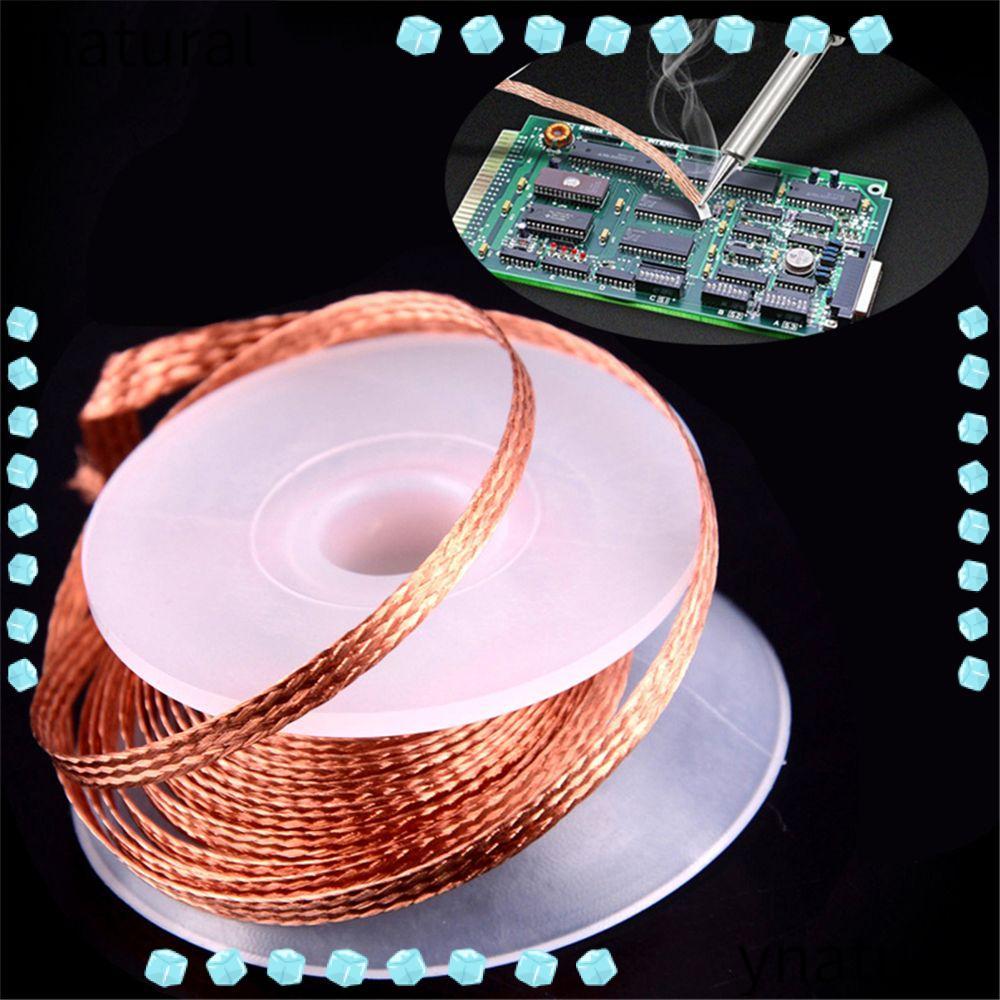 YNATURAL Copper Solde Wire Welding Cleaning BGA Repair Soldering Wick