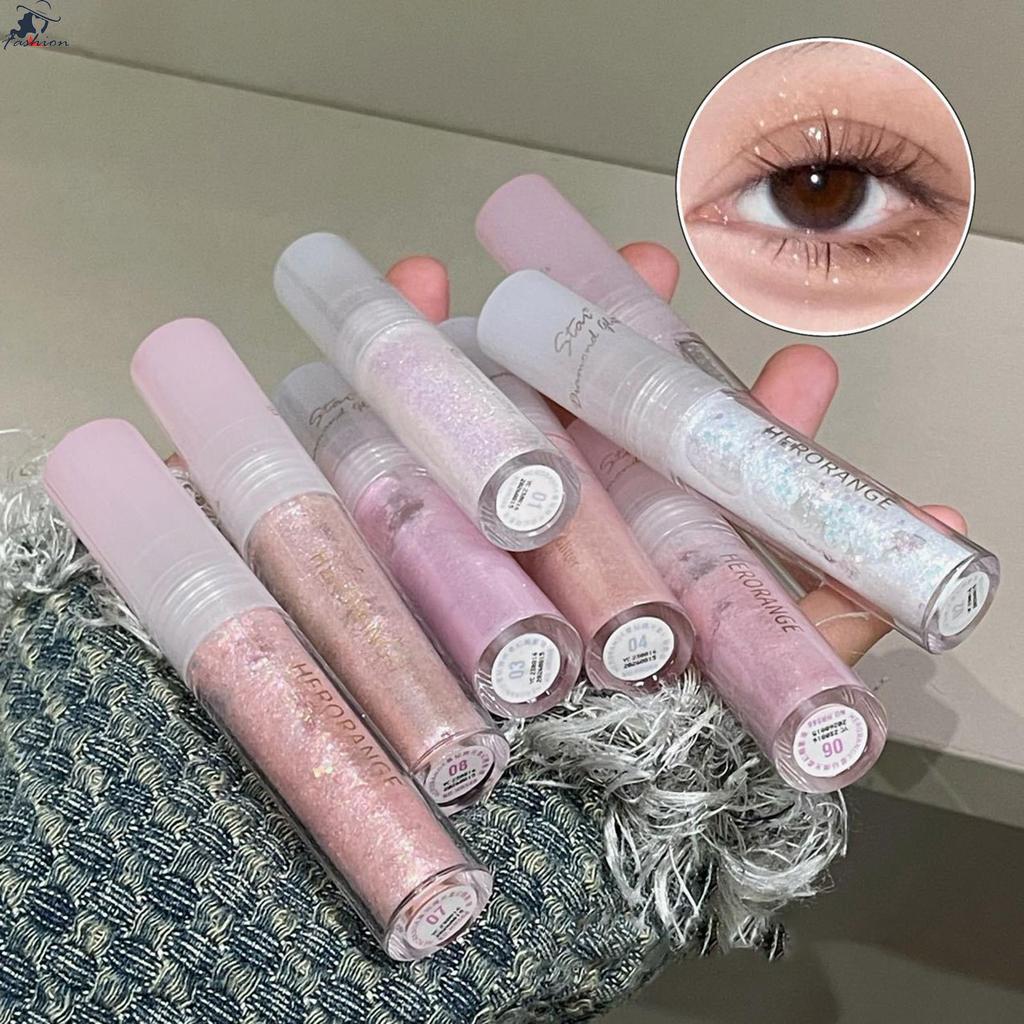 2.5g Eye Beauty Liquid Glitter Eyeshadow Quick-Drying Sparkling Eye Shadow สําหรับ Daily & Official 