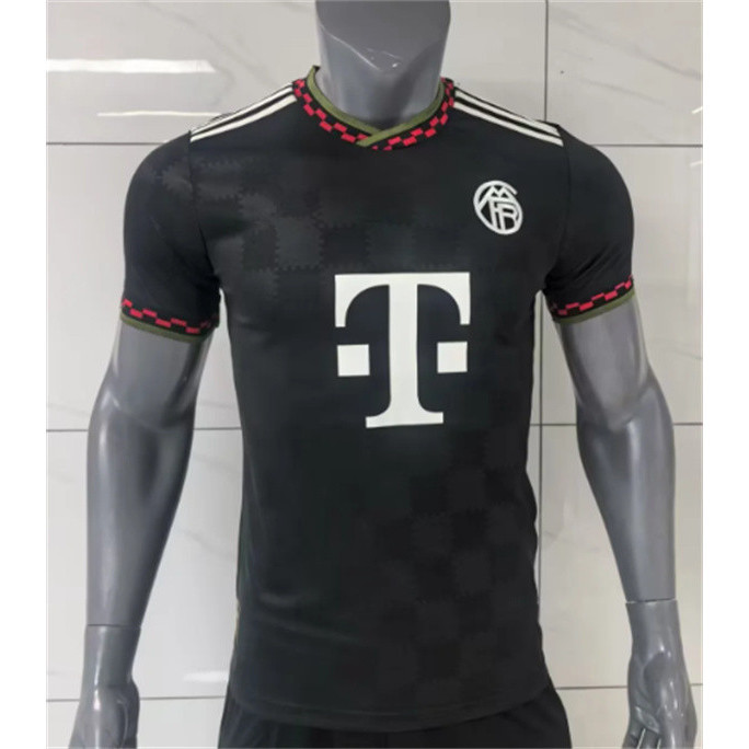 S-XXL Fan version 2025 26 Bayern München Jersey เสื้อกีฬาชายที่สาม S-XXL