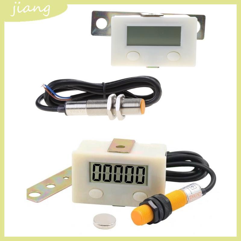 JN Electronic Tally Counter Punch Digital Totalizer Digital Counter LCD Gauge