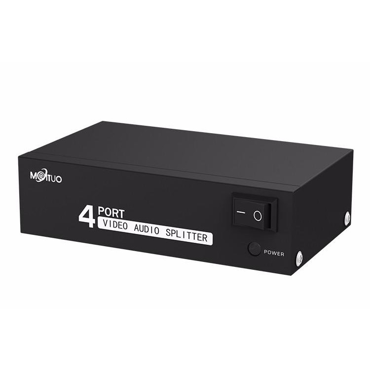 MT-104AV Audio Video Splitter AV Splitter Video Splitter One In Four Out