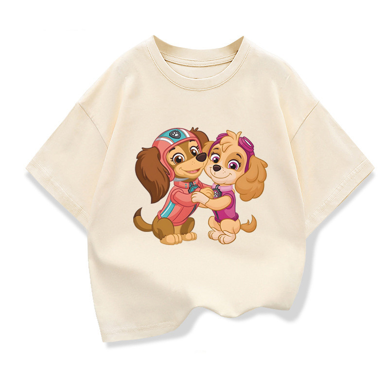 Paw Patrol tshirt Girls เสื้อผ้าตลกเสื้อยืดการ์ตูน