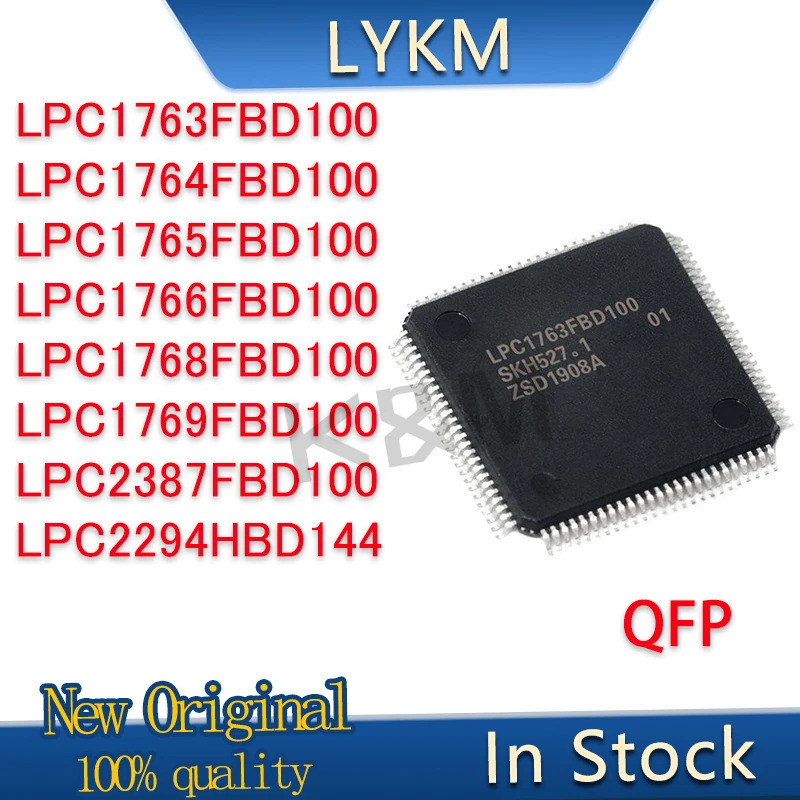1/PCS LPC1763FBD100 LPC1764FBD100 LPC1765FBD100 LPC1766FBD100 LPC1768FBD100 LPC1769FBD100 LPC2387FBD