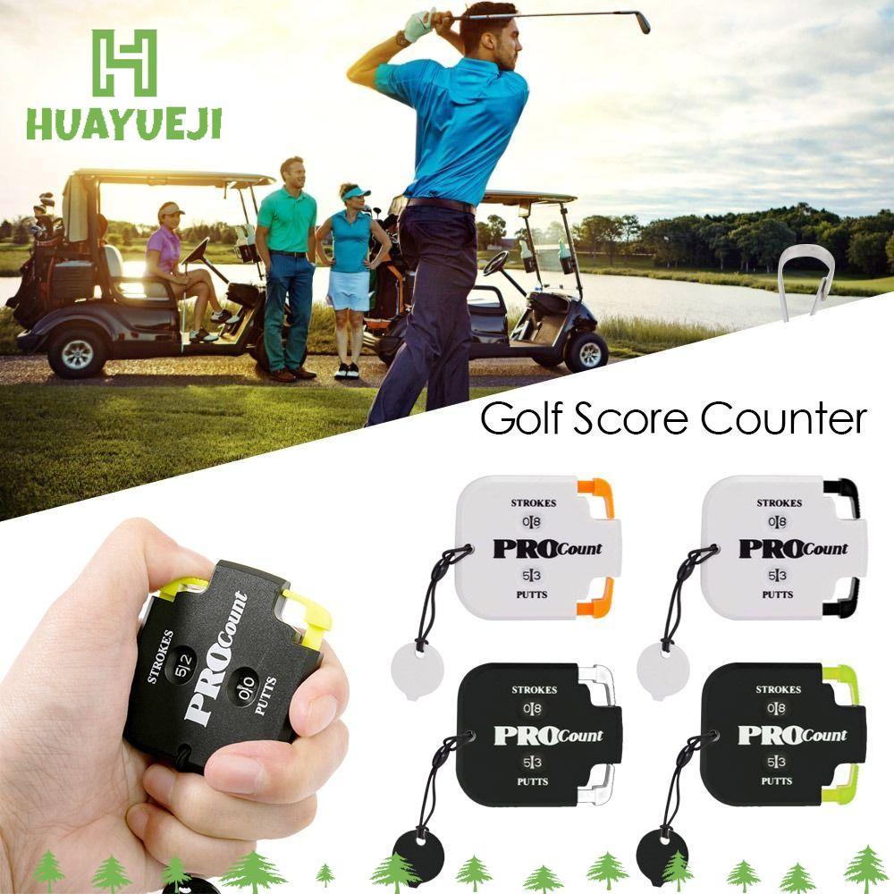 HUAYUEJI Golf Score Counter อุปกรณ์กอล์ฟ Mini Outdoor Putt Score Counter