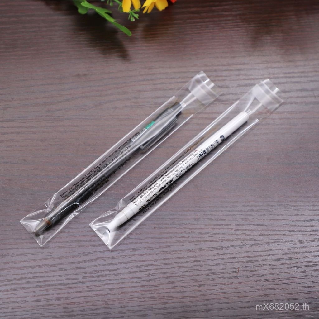 กระเบื้องการพิมพ์ปากกา Self-Adhesive กระเป๋าโลโก้แถบโลโก้ปากกาลูกลื่นปากกาอะคริลิค OPP คําเตือนภาษา 