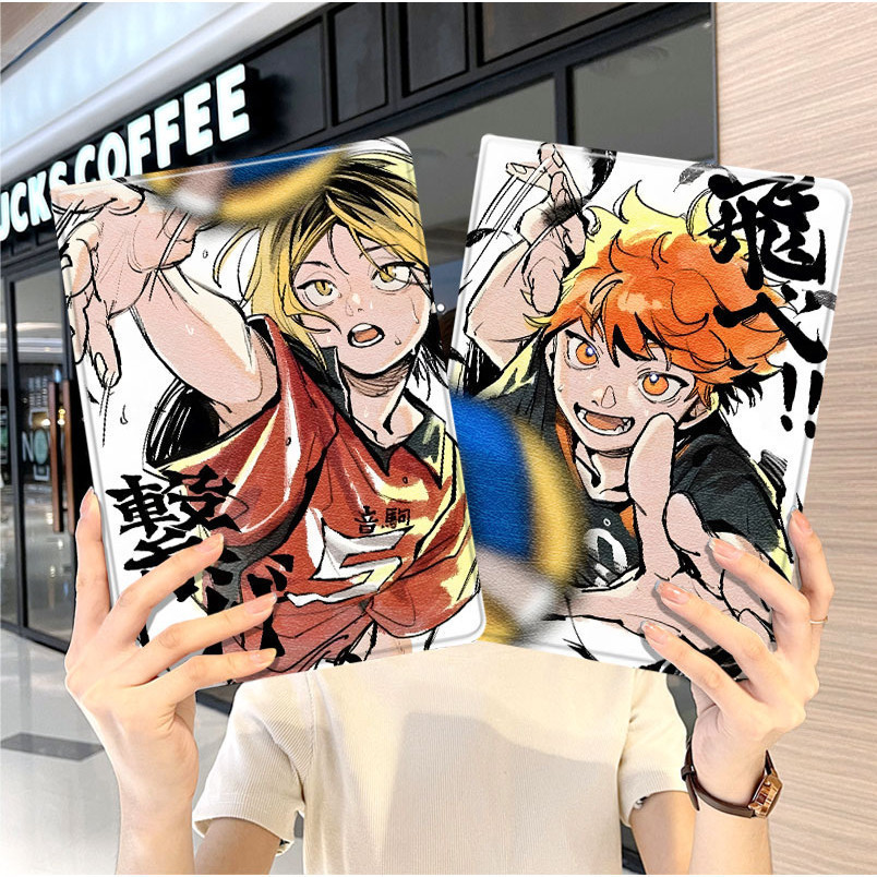 Volleyball Boys ipad10 เคสป้องกัน pro2018 mini6 แจ็คเก็ต ipod9 Mini 4 Shell air5 เหมาะสําหรับ 2 แท็บ