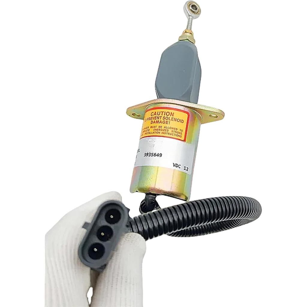 12V การใช้ปิดโซลินอยด์วาล์ว 3935649 SA-4764-12 เข้ากันได้กับเครื่องยนต์ Cummins 5.9L 8.3L 4B 6B 6C เ