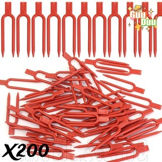 [ GuuDuu ]Plant Stems Fixing Clip - Flower Branch Secure Rack - Strawberry Vine Pressing Clamp - ผักหวายปลูกง่าม - เครื่องมือทําสวนเรือนกระจก
