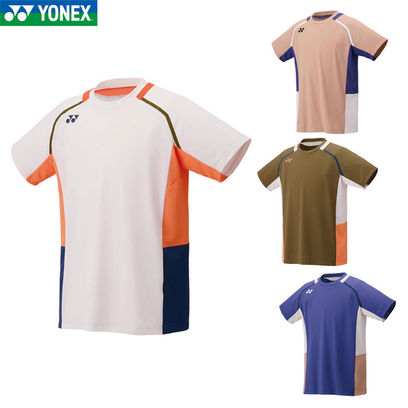 เสื้อกีฬายืดผู้ชายสำหรับการแข่งขันแบดมินตันแบบระบายอากาศได้ดี เหมาะสำหรับมืออาชีพ