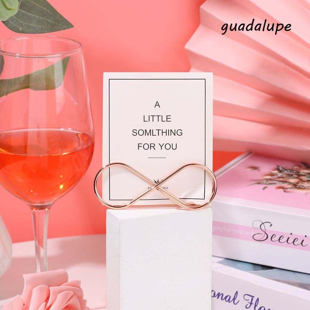 GUADALUPE Number Holders Card Clamps Wedding Menu Stand