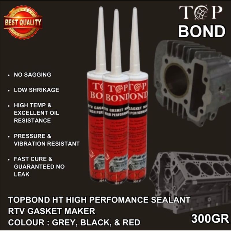 TOPBOND HT GASKET MAKER HIGH PERFORMANCE HEAT RESISTANT SEALANT