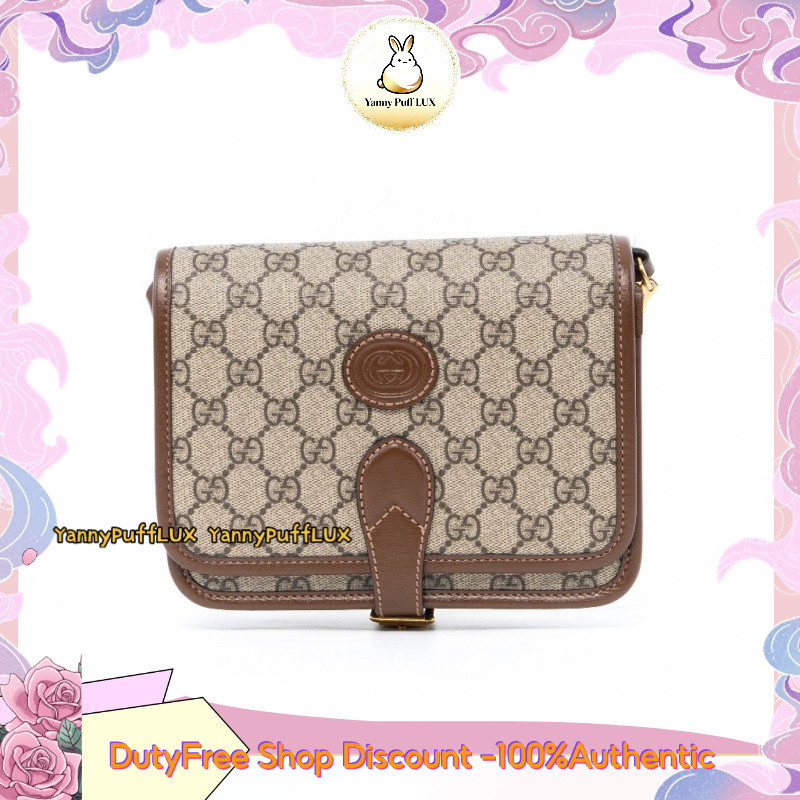 GUCCI GG MINI   กระเป๋าสะพายไหล่ข้างหนึ่ง  มินิ  แบบผู้ชายและผู้หญิง