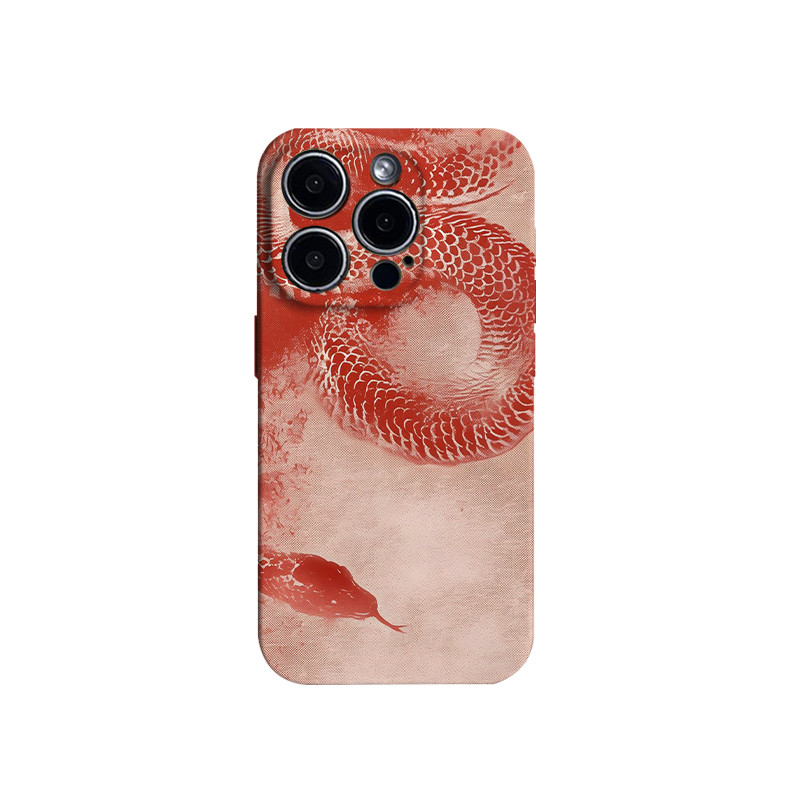 ใหม่สไตล์จีนภาพวาดหมึก Orochi เหมาะสําหรับ iphone16promax Apple 15PRO Xiaomi 15 Redmi k80 Huawei nov