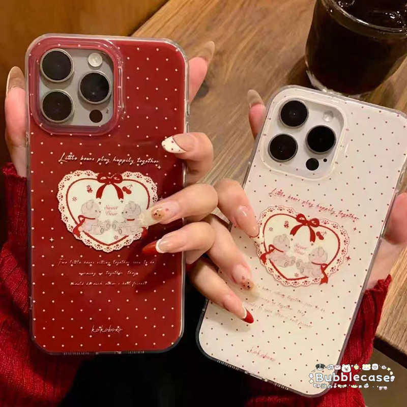 เคส Oppo A55 A11 A3s A54 A3 A15 A12 A7 A3X A16 A5s A60 A5i A3Pro A58 A52 A17 A18 A38 เรโทรโพลก้าดอทห