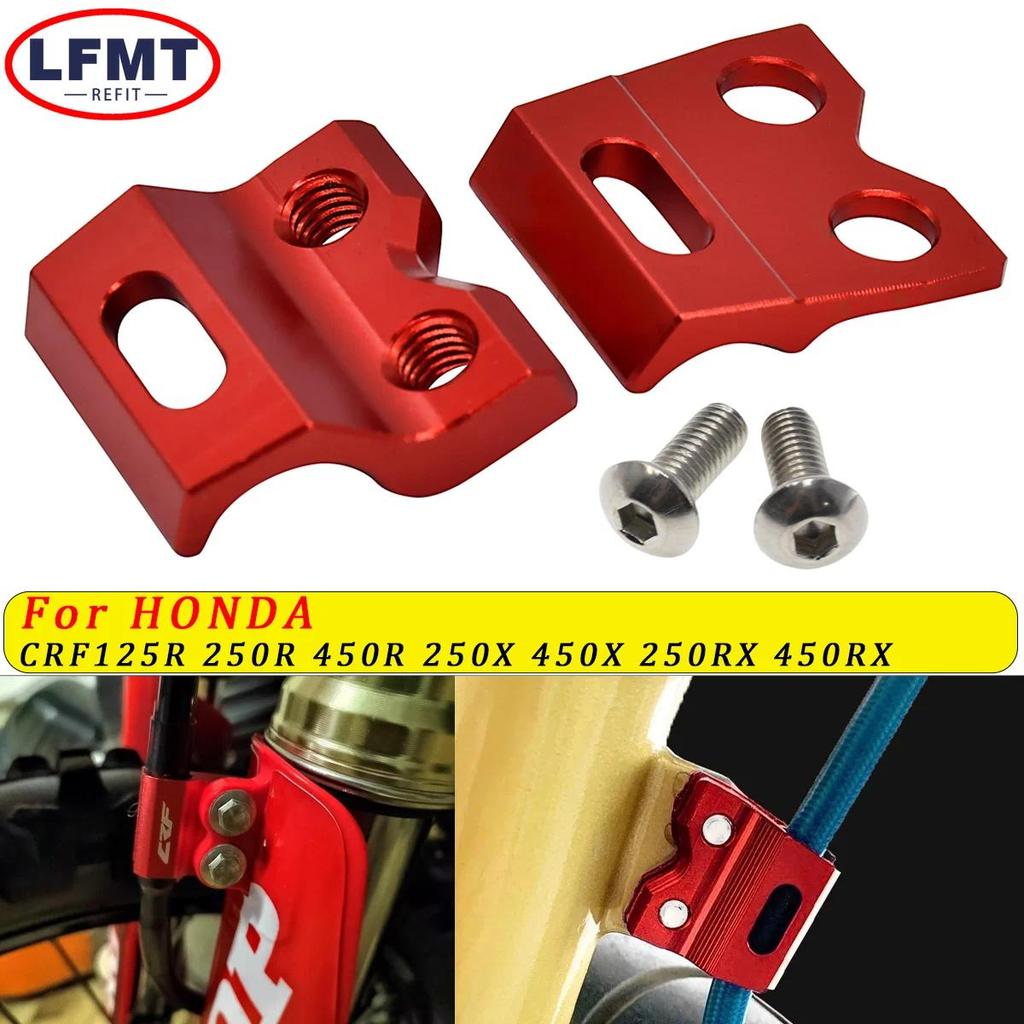 รถจักรยานยนต์เบรคหน้าท่อ Clamp Line สําหรับ HONDA CRF250L CRF300L Rally CRF250L CRF 125 150 250 450 