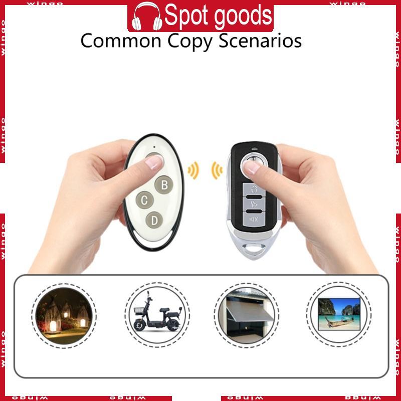 WIN 433MHZ RF เครื่องส่งสัญญาณรีโมทคอนโทรล 4 ช่อง Duplicator Copying Remote