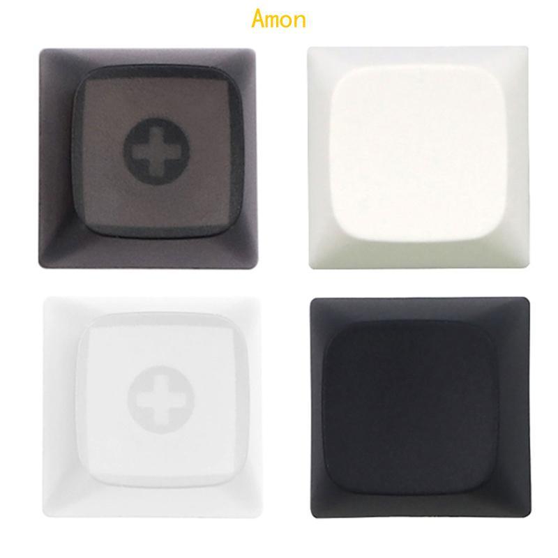 Amon 20 ชิ้น XDA Profile 1U 1X Dye Sublimation PBT Keycap สําหรับคีย์บอร์ดแบบกลไก