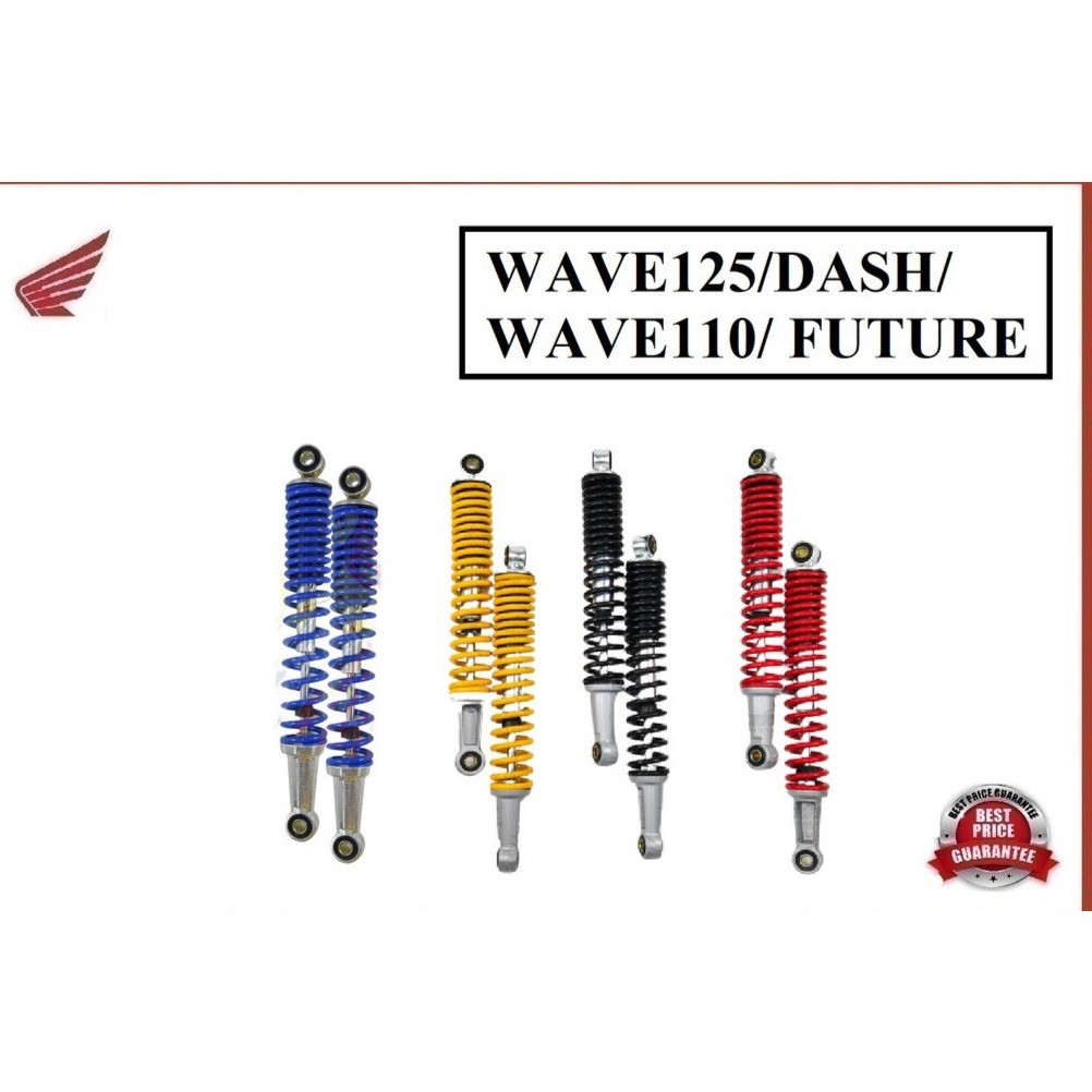 WAVE125 / WAVE110 / DASH / FUTURE ABSORBER 335MM BELAKANG SET REARSHOCK MONO SHOCK WAVE 125 110