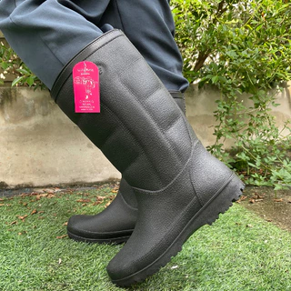 🛵ส่งทันที 2 ชม.🏪💫Canue รองเท้าบู๊ท PVC น้ำหนักเบา เนื้อฟู รุ่น B01 สูง 12 นิ้ว